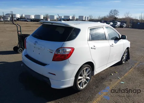 2009 Toyota Matrix Xrs из США, поврежденный, VIN 2T1GE40E29C003990